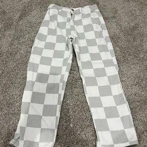 Checkered pants